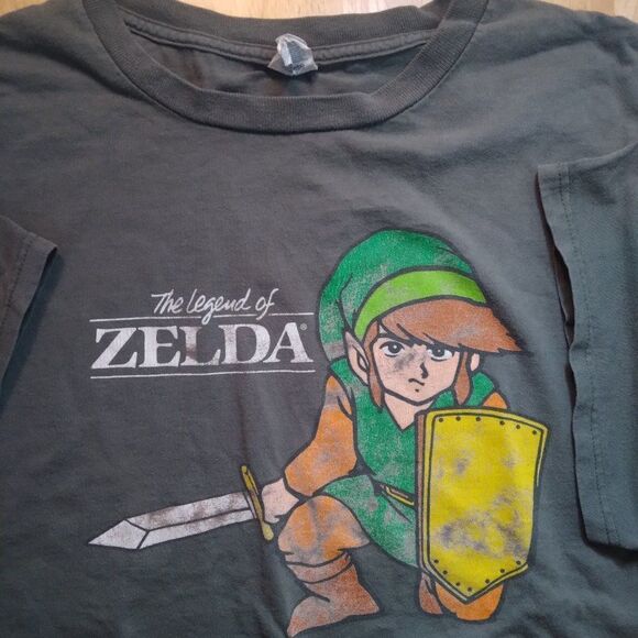 Vintage Legend Of Zelda Nintendo Graphic T-Shirt - Picture 1 of 8